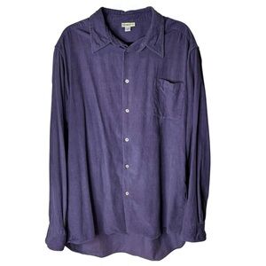 Safrin Men’s Corduroy Button Down Shirt